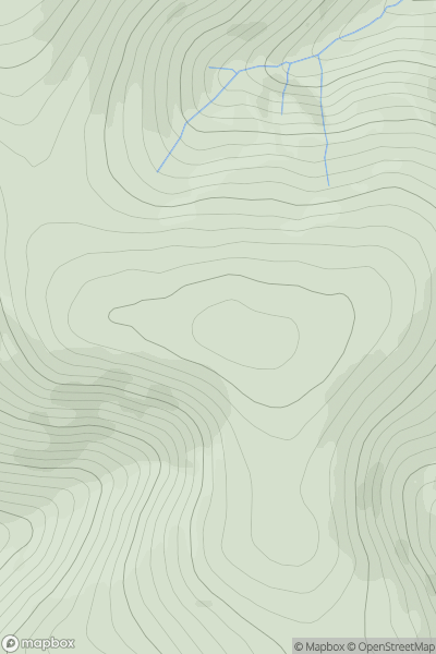 Thumbnail image for Black Knowe [Firth of Forth to the River Tweed] [NT317409] showing contour plot for surrounding peak